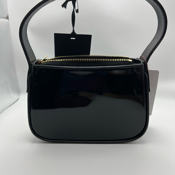 Blumarine Glossy Black Mini Bag - Picture 4 of 4